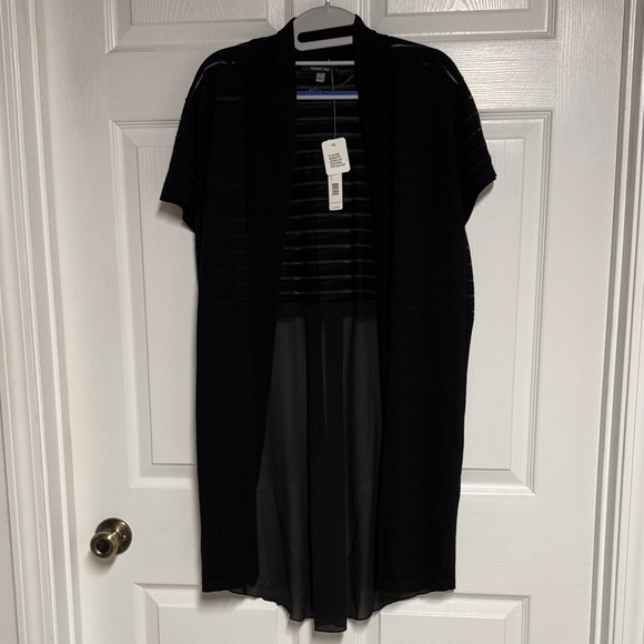 August Silk Black Cardigan - Picture 1 of 8